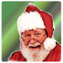 icon Santa Claus Photo Stickers