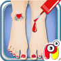 icon Princess Toe Nail Art Saloon