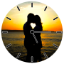 icon Hot Kiss Clock Widget
