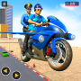 icon Police Flying Bike Simulator: Bike Driving Games