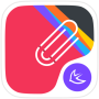 icon Colorful point Line theme