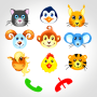 icon Baby phone with animals