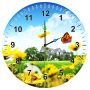 icon Springtime Analog Clock