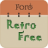 icon Retro Font Free 6.0