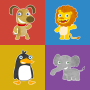 icon Animals memory game for kids