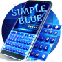 icon Simple Blue Keyboard