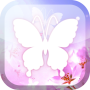 icon White Butterfly Live Wallpaper