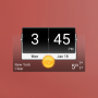icon 3D flip clock & world weather widget theme pack 1