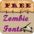 icon Zombie Free Fonts 7.0