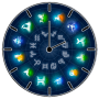 icon Zodiac Sign Clock Widget