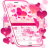 icon Pink Love Keyboard .