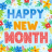 icon Happy new month 2