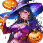 icon Halloween Coloring Games
