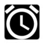 icon Heavy Metal Clock