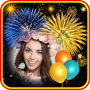 icon New Year Photo Frame decorate