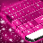 icon Pink Stars Keyboard 1.224.1.84