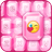 icon Pink Diamond Keyboard Theme 2.0