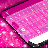 icon Pink Diamond Keyboard Theme 1.224.1.83