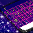 icon Keyboard Skin Neon Purple 1.224.1.81